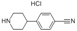 4-哌啶-4-基苯腈 结构式
