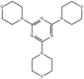 2,4,6-三吗啉-1,3,5-三嗪 结构式