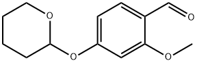 2-甲氧基-4-(四氢吡喃-2-基氧基)苯甲醛 结构式