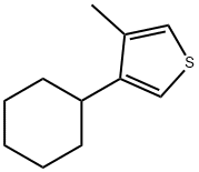 3-环己基-4-甲基噻吩 结构式