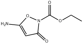 5-氨基-3-氧代异恶唑-2(3H)-甲酸乙酯 结构式