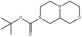 tert-butyl octahydropiperazino[2,1-c]morpholine-8-carboxylate 结构式