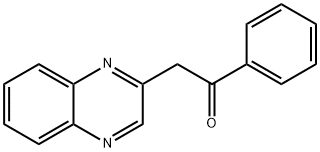 1-苯基-2-喹恶啉-2-基乙酮 结构式