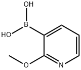 2-甲氧基吡啶基-3-硼酸 结构式