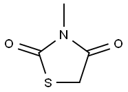 3-甲基噻唑烷-2,4-二酮 结构式