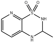 2H-Pyrido[3,2-e]-1,2,4-thiadiazine,3,4-dihydro-3-methyl-,1,1-dioxide(9CI) 结构式