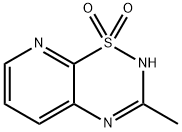 2H-Pyrido[3,2-e]-1,2,4-thiadiazine,3-methyl-,1,1-dioxide(9CI) 结构式