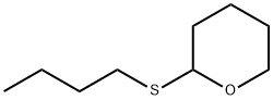 2-(Butylthio)tetrahydro-2H-pyran 结构式