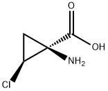 Cyclopropanecarboxylic acid, 1-amino-2-chloro-, (1S-trans)- (9CI) 结构式