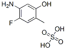 5-氨基-4-氟-2-甲酚硫酸盐 结构式