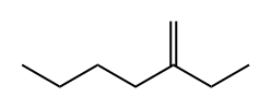 2-乙基-1-己烯 结构式