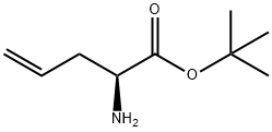 (S)-2-氨基-4-戊烯酸叔丁酯 结构式
