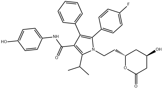 P-羟基阿伐他汀内酯 结构式