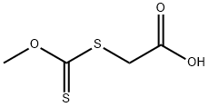 [(methoxythioxomethyl)thio]acetic acid  结构式