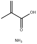 2-甲基-2-丙烯酸铵盐 结构式