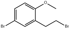 4-溴-2-(2-溴乙基)-1-甲氧基苯 结构式