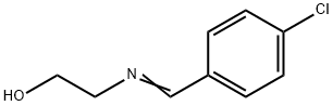 N-(4-CHLOROBENZYLIDENE)ETHANOLAMINE 结构式