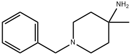 1-苄基-4-甲基-4-哌啶胺 结构式