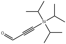 3-(三异丙硅基)丙炔醛 结构式