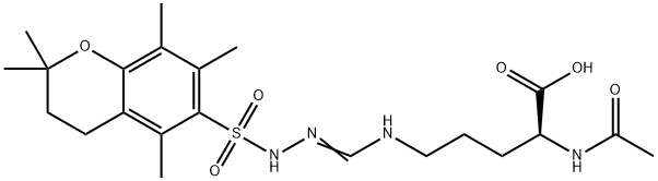 AC-ARG(PMC)-OH 结构式