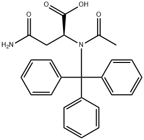 N-羧基-N'-三苯甲基-天冬氨酸 结构式