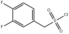 3,4-DIFLUOROBENZYLSULFONYL CHLORIDE 结构式