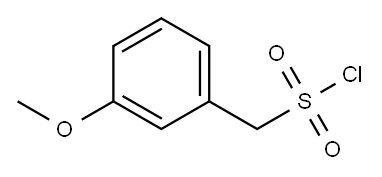 3-甲氧基苯甲烷磺酰氯 结构式