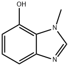 1-甲基-1H-苯并[D]咪唑-7-醇 结构式