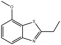 Benzothiazole, 2-ethyl-7-methoxy- (9CI) 结构式