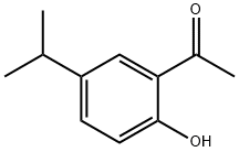 1-[2-羟基-5-(1-甲基乙基)苯基]乙酮 结构式