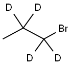 正丙基溴-1,1,2,2-D4 结构式