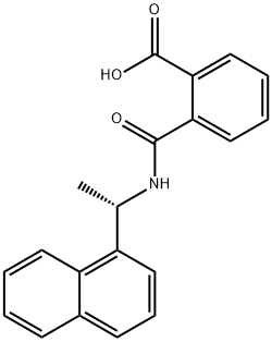 (S)-(+)-N-[1-(1-萘基)乙基]邻氨甲酰苯甲酸 结构式