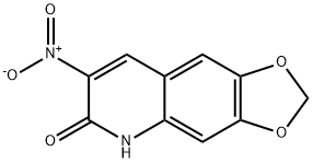 7-NITRO-[1,3]DIOXOLO[4,5-G]QUINOLIN-6-OL 结构式