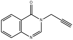 3-(2-丙炔基)喹唑啉-4(3H)-酮 结构式