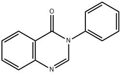 3-苯基-4-[3H]喹唑啉酮 结构式