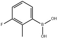 3-氟-2-甲基苯硼酸 结构式