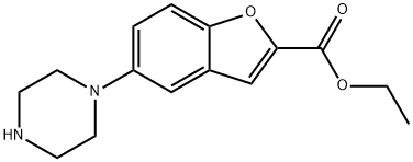 Ethyl5-(piperazin-1-yl)benzofuran-2-carboxylate