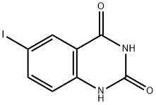 6-碘喹唑啉-2,4(1H,3H)-二酮 结构式