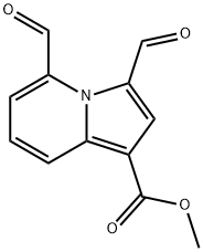 METHYL 3,5-DIFORMYL-1-INDOLIZINECARBOXYLATE 结构式