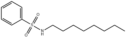 N-辛基苯磺酸胺 结构式