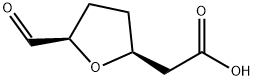 2-Furanacetic acid, 5-formyltetrahydro-, cis- (9CI) 结构式