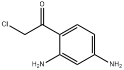 Ethanone, 2-chloro-1-(2,4-diaminophenyl)- (9CI) 结构式