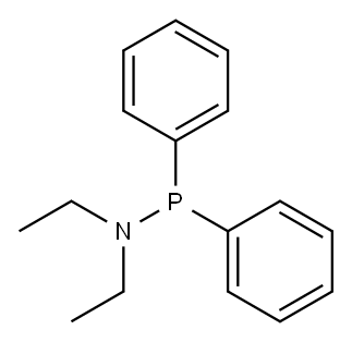 BIS(3,5-DIMETHYLPHENYL)DIETHYLAMINOPHOSPHINE 结构式