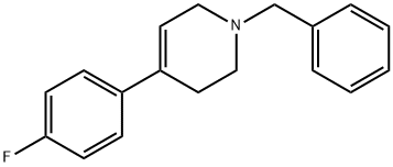 1-BENZYL-4-(4-FLUOROPHENYL)-1,2,3,6-TETRAHYDROPYRIDINE 结构式