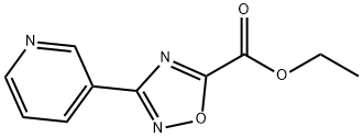 乙基-3-(吡啶-3-基)-1,2,4-恶二唑-5-羧酸乙酯 结构式