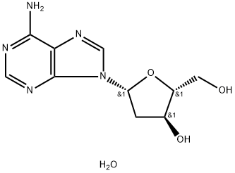 2'-脱氧腺苷一水合物 结构式