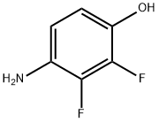 4-氨基-2,3-二氟苯酚 结构式