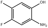 3,4-二氟-6-氨基苯酚 结构式