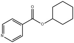 4-Pyridinecarboxylicacidcyclohexylester 结构式