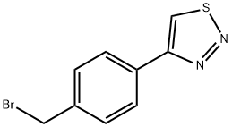 4-(4-溴苯基)-1,2,3-噻重氮 结构式